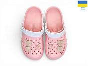 Кроксы Rai Shoes 009 персик от магазина Frison