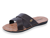 Шлепанцы Jumay SP3 смужки коричневий от магазина Frison