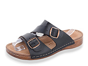 Шлепанцы Jumay Lexus пряжка чорний от магазина Frison