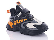 Кроссовки Comfort-Baby 2063 ч-помаранч, штучне хутро, зима от магазина Frison