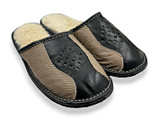 Тапочки Rai Shoes Капці 1 чол.чор-бежевий от магазина Frison