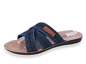 Шлепанцы Jumay SPH джинс 3 смужки от магазина Frison