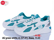 Кроссовки Sindikat M2 green-white от магазина Frison