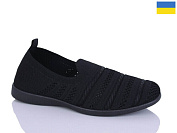 Слипоны Demur 6710 чорний от магазина Frison