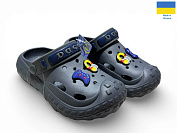 Кроксы Rai Shoes 333 сірий от магазина Frison