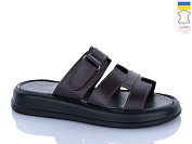 Шлепанцы Sali 5-1 коричневий к чор-п. от магазина Frison