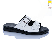 Шлепанцы Sali 110 білий чор-п. от магазина Frison