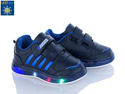 Кроссовки Viktoria AC001-2-4 navy-r.blue LED от магазина Frison