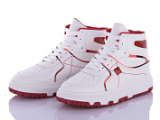 Ботинки Qq Панда BK72 white-red от магазина Frison