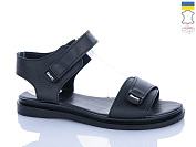 Босоножки Garti 001 чорний шк. от магазина Frison