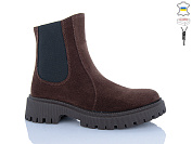 Ботинки Sali 187 коричневи з кор-п.зима от магазина Frison