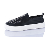 Слипоны Super Gear D728-1 black от магазина Frison