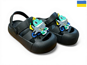 Кроксы Rai Shoes 336 чорний от магазина Frison