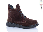 Ботинки Sali 25 коричневий з чор-п.демі от магазина Frison