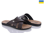 Шлепанцы Gurkem MK2026-005-2 коричневий батал от магазина Frison