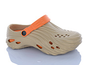 Кроксы Violeta A101 khaki-orange от магазина Frison