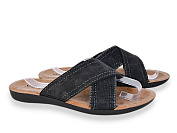 Шлепанцы Jumay SP джинс комбі чорний от магазина Frison