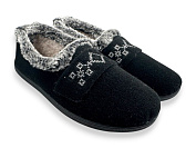Тапочки Rai Shoes 2210 чорний от магазина Frison