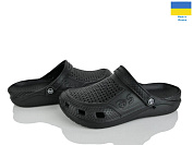 Кроксы Rai Shoes Сабо06 чорний от магазина Frison