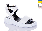 Босоножки Garti 0145 білий шкіра от магазина Frison