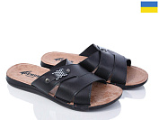 Шлепанцы Gurkem MK2026-6007-1 чорний от магазина Frison