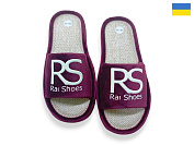 Тапочки Rai Shoes Шльопки жін.бордовий от магазина Frison