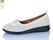 Туфли Sali 009-39 бежевий чор-п. от магазина Frison