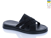 Шлепанцы Garti 08 чорний замш от магазина Frison