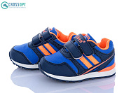 Кроссовки Crossopt F632 d.blue-orange от магазина Frison