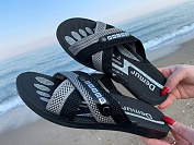 Шлепанцы Gurkem TRK2026-2 чорний-сірий от магазина Frison