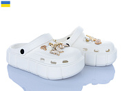 Кроксы Golden Lion 152-2-9 метелик-білий от магазина Frison