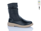 Ботинки Sali 19 чорний к беж-п.зима от магазина Frison