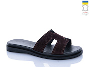 Шлепанцы Garti 011 коричневий замш от магазина Frison