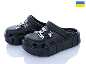 Кроксы Roks 152-224 чорний от магазина Frison