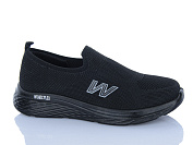 Кроссовки Violeta 45-405 black батал от магазина Frison