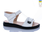 Босоножки Sali 702 білий чор-п. от магазина Frison
