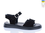 Босоножки Garti 04 чорний замш от магазина Frison