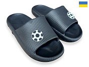 Шлепанцы Rai Shoes 022 мяч чорний от магазина Frison