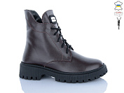 Ботинки Sali 5-6M коричневий чор-п.зима от магазина Frison