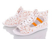 Кеды Viktoria CF017 white-orange от магазина Frison