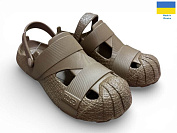 Кроксы Rai Shoes 528 пісочний от магазина Frison