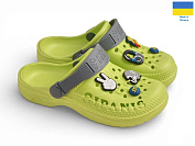 Кроксы Rai Shoes 009 салатовий от магазина Frison