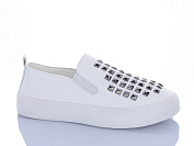 Слипоны Jibukang 02-728 white от магазина Frison