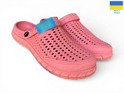 Кроксы Rai Shoes С62 кораловий от магазина Frison