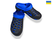 Кроксы Rai Shoes 308 чор-синій от магазина Frison