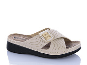 Шлепанцы Sali One 09-80 бежевий от магазина Frison