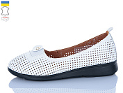 Туфли Sali 009-1 білий чор-п. от магазина Frison