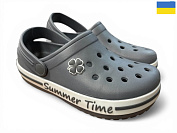 Кроксы Rai Shoes 417 сірий от магазина Frison