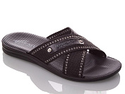 Шлепанцы Gurkem TRK2026-1 Depart чорний-білий от магазина Frison