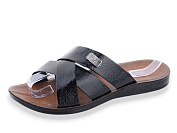 Шлепанцы Jumay SP лак чорний от магазина Frison